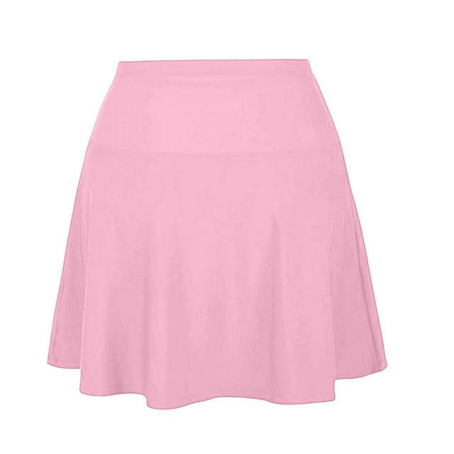 Women's Swimming Trunks High Waisted Swim Bottom Athletic Swimsuits Tankini Skirt With Panty Swimwear Maillot De Bain Femme 2019