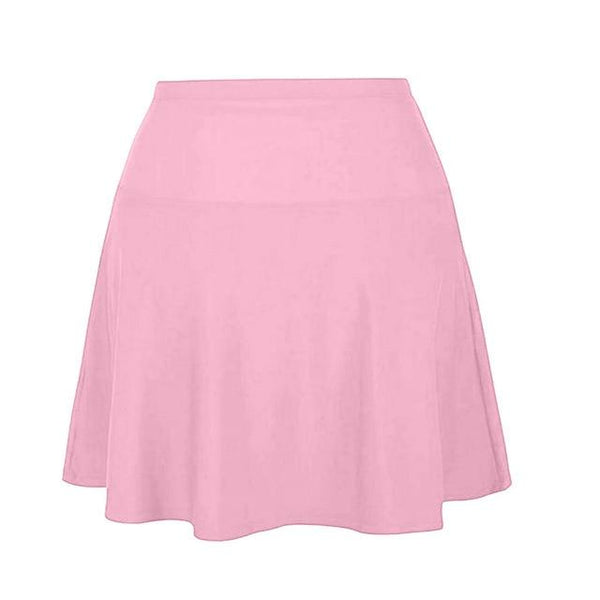 Women's Swimming Trunks High Waisted Swim Bottom Athletic Swimsuits Tankini Skirt With Panty Swimwear Maillot De Bain Femme 2019