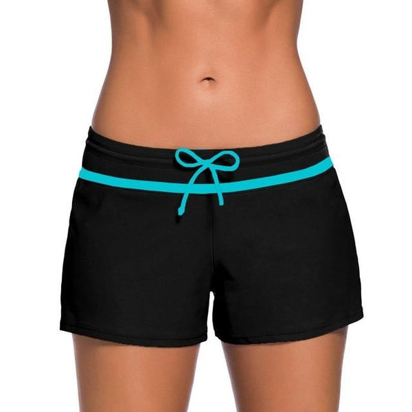 Surfing Swimwear Safety Drawstring Summer Women Shorts Beach Boxer Pants Sports Wide Waistband Swimming Trunks Fashion