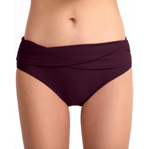 Bikinis 2019 mujer Women Sexy Solid Mid Waist Beach Bikini set Bathing Swimwear Brief Trunks Cover-ups Dropping stroje kapielowe