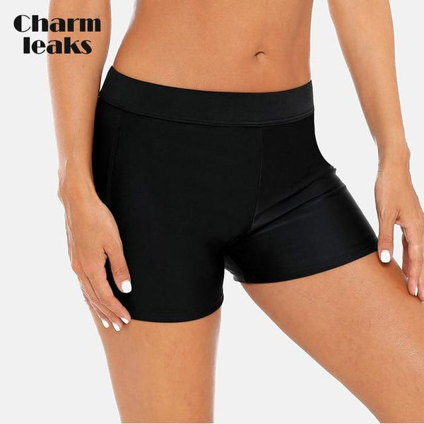 Charmleaks Women Bikini Bottom Ladies Swim Trunks Patchwork Swimwear Tankini Briefs Slim Swimsuit Boardshort Swimming Bottoms
