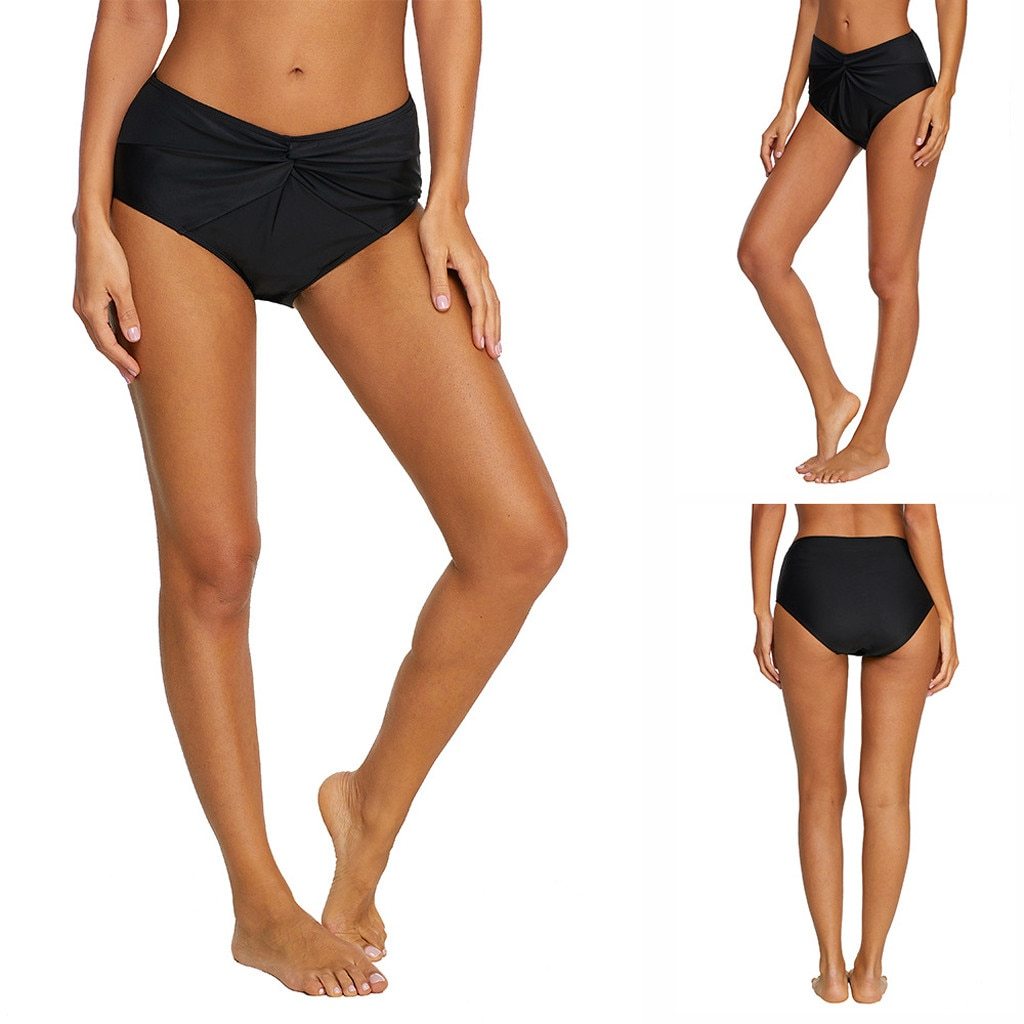 bikini 2019 Women High Waisted Bikini Swim Pants Shorts Bottom Swimsuit Swimwear Bathing bathing suit women bikini set biquini#7