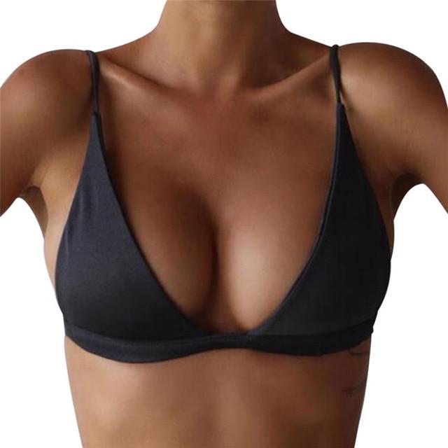 Women Push-Up Padded bra Bikini Top Bandeau Swimwear Swimsuit Beachwear Two-Piece Separates 2019 new hot sale