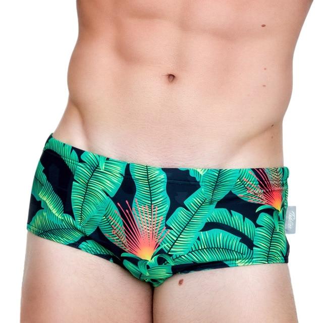 Taddlee Brand Sexy Men's Swimwear Basic Swim Boxer Briefs 3D Printed Bikini Men Swimsuits Gay Low Waist Surf Board Trunks Gay
