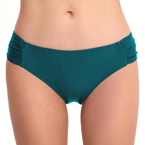 Women Sexy Beach Fashion Swim Briefs Swimwear Sports Wraps Ruched Girls Bikini Bottom Summer Standard Low Waist Swimsuit