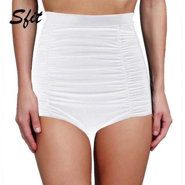 Sfit Women Bikini Shorts Two-Piece Separates Bottoms Summer Beach Swimwear Bathing Suit For Female High Waist Swim Shorts