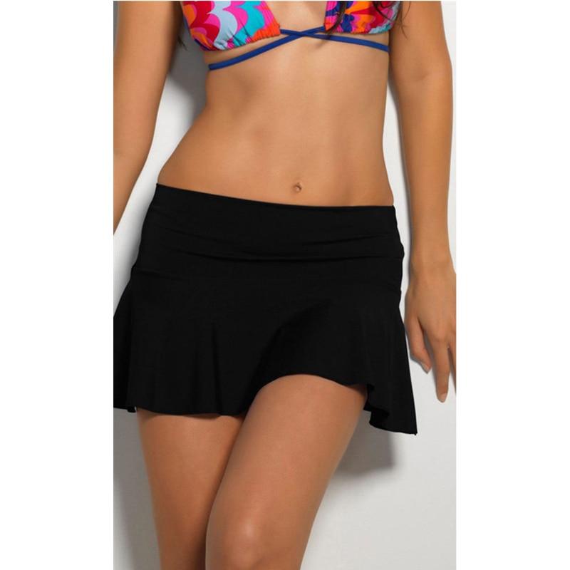Summer Swimwear Women Bikini Cover Up Beach Mini Skirt Swim Short Skirt Bathing Suit Beachwear No Underwear Attached Under