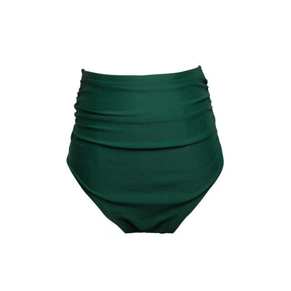 Swimsuit Female Separate Bottom Bikinis 2019 Mujer Ruffle Bikini Tops High Waist Swim Bottoms Panties Women Swimwear Print Pants