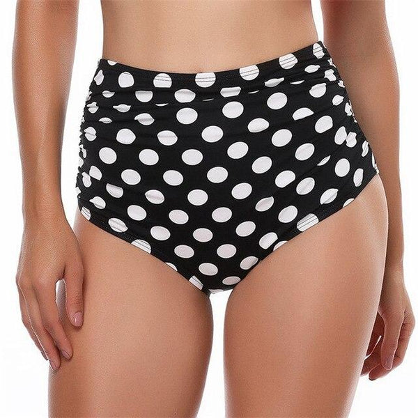 Swimsuit Female Separate Bottom Bikinis 2019 Mujer Ruffle Bikini Tops High Waist Swim Bottoms Panties Women Swimwear Print Pants