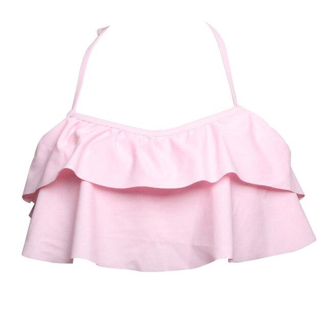 Swimsuit Female Separate Bottom Bikinis 2019 Mujer Ruffle Bikini Tops High Waist Swim Bottoms Panties Women Swimwear Print Pants