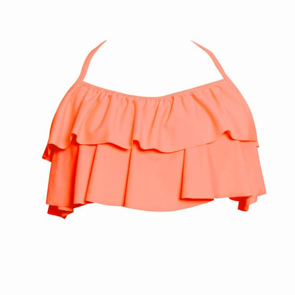 Swimsuit Female Separate Bottom Bikinis 2019 Mujer Ruffle Bikini Tops High Waist Swim Bottoms Panties Women Swimwear Print Pants