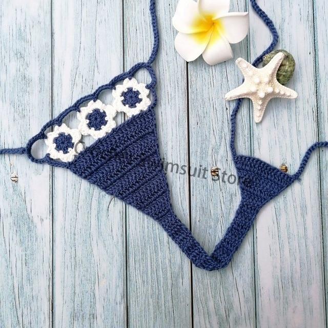 2019Super Mini Micro G-strings Thongs Hot Sexy Bikini Bottom Hot Women's Swimwear Crochet Cotton Brazilian Side String Tie Thong