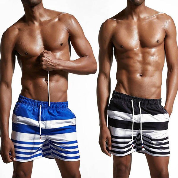Men Quick Dry Board Shorts Summer Beach Sport Swimwear Surfing Gym Drawstring Short Bottoms EDF88