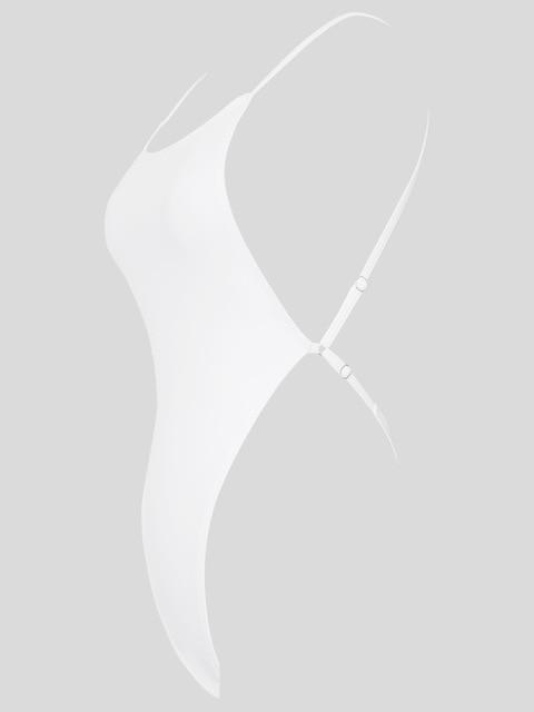 Topmelon Solid Color Micro Thong Bikini Swimwear With High Waist One Piece Extreme Sex Tight Backless Push Up Bikinis Women