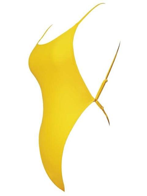 Topmelon Solid Color Micro Thong Bikini Swimwear With High Waist One Piece Extreme Sex Tight Backless Push Up Bikinis Women