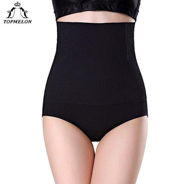 TOPMELON Control Pants Slimming Underwear Women Waist Trainer Butt Lifter Slim Shapewear Bottom High Waist Steel Bone Panties