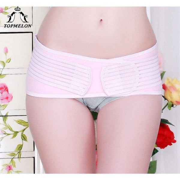 TOPMELON Waist Trainer Pregnant Belt Body Shaper Slimming Belt Modeling Strap Shapewear Underbust Pregnant Belly Support