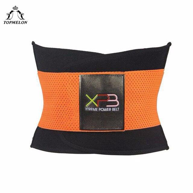 TOPMELON Waist Trainer Modeling Strap Belly Slimming Belt Sheath Slim Shapewear Neoprene Underbust Corset Sweat Body Shaper