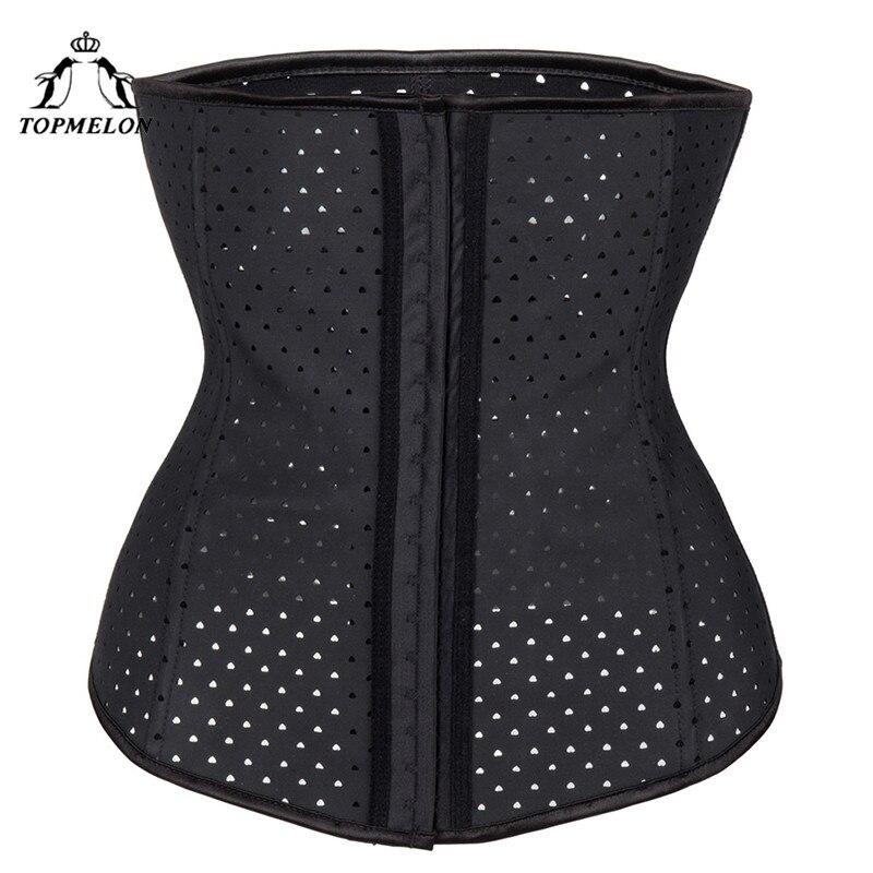 TOPMELON Waist Trainer Belly Slimming Sheath Modeling Strap Body Shaper Shapewear Slimming Belt Hollow Out Underbust Corset