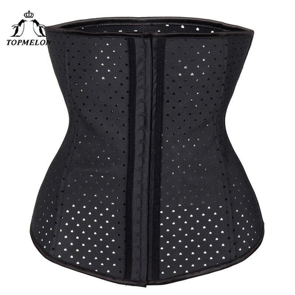 TOPMELON Waist Trainer Belly Slimming Sheath Modeling Strap Body Shaper Shapewear Slimming Belt Hollow Out Underbust Corset