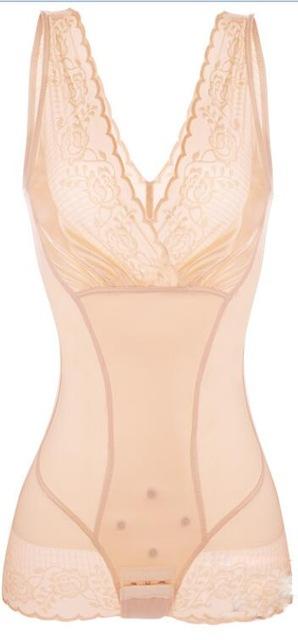 TOPMELON Women's Shaper Plus Size Slimming Underwear Floral Pattern Full Bodysuit Spandex Postpartum Recovery Shapewear