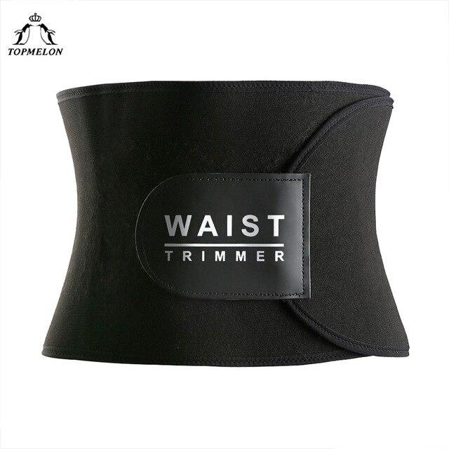 TOPMELON Neoprene Waist Trainer Slimming Belt Shapewear Modeling Strap Body Shaper Belly Slimming Sheath Underbust Corset