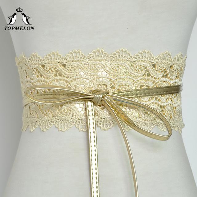 TOPMELON Lace Belts Modeling Strap Slimming Belt Waist Trainer Body Shaper Shapewear Belly Slimming Sheath Floral Waist Shapers