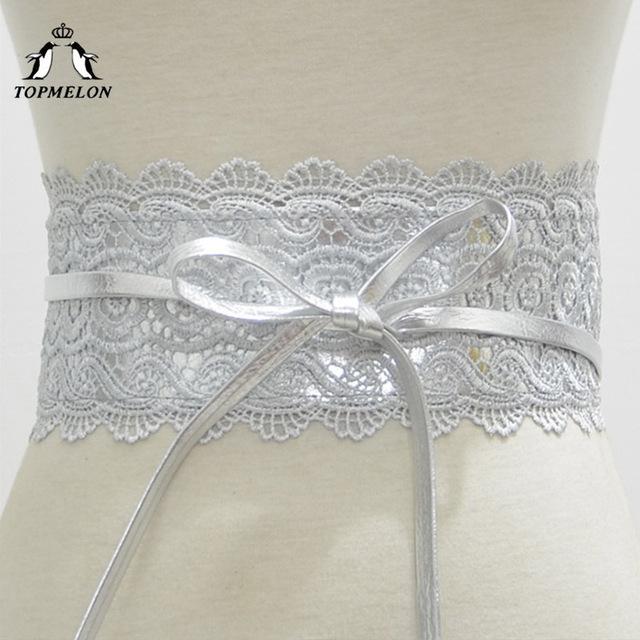 TOPMELON Lace Belts Modeling Strap Slimming Belt Waist Trainer Body Shaper Shapewear Belly Slimming Sheath Floral Waist Shapers