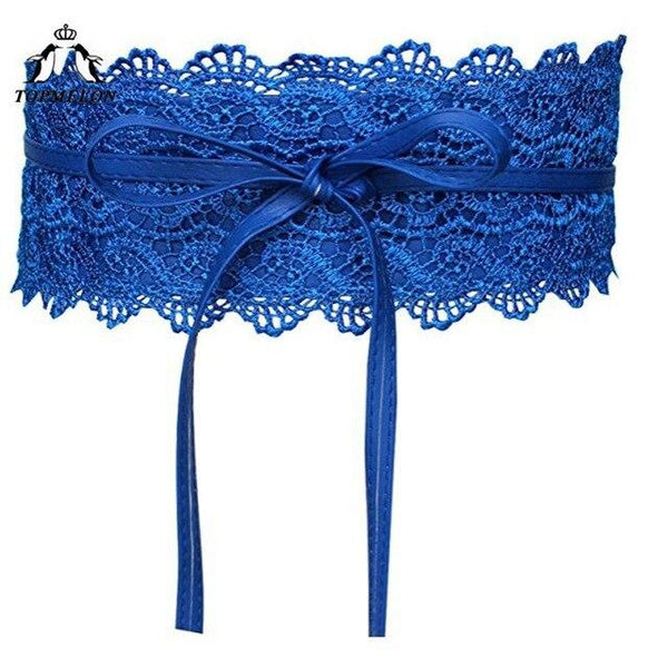 TOPMELON Lace Belts Modeling Strap Slimming Belt Waist Trainer Body Shaper Shapewear Belly Slimming Sheath Floral Waist Shapers