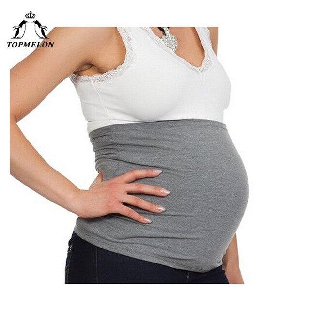 TOPMELON Waist Trainer Pregnant Belt Belly Band Back Support Belt Abdominal Binder Modeling Strap Shapewear Maternity Belt