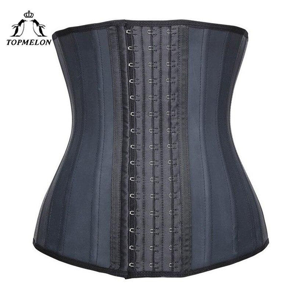 TOPMELON Latex Waist Trainer Modeling Strap Body Shaper Shapewear Slimming Belt Belly Slimming Sheath Boned Underbust Corset 6XL