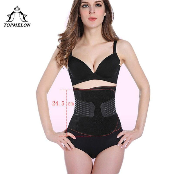 TOPMELON Waist Trainer Modeling Strap Slimming Belt Shapewear Body Shaper Belly Slimming Sheath Steel Boned Underbust Corset