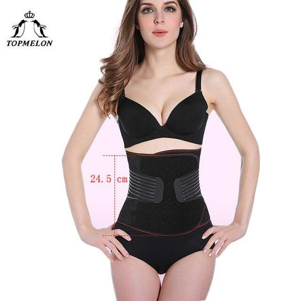 TOPMELON Waist Trainer Modeling Strap Slimming Belt Shapewear Body Shaper Belly Slimming Sheath Steel Boned Underbust Corset