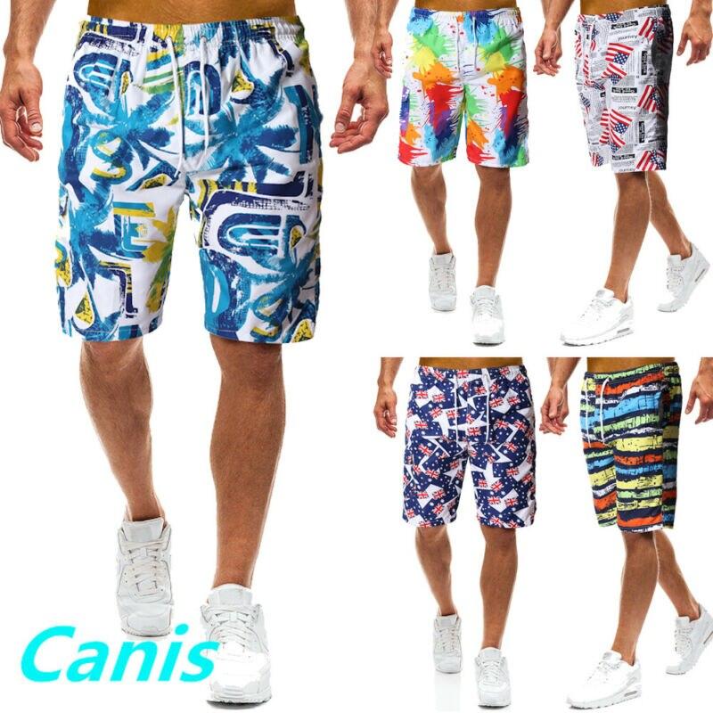 Men's Swimming Board Shorts Swim Shorts Trunks Swimwear Beach Summer Casual Print Beachwear