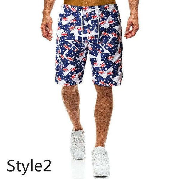 Men's Swimming Board Shorts Swim Shorts Trunks Swimwear Beach Summer Casual Print Beachwear