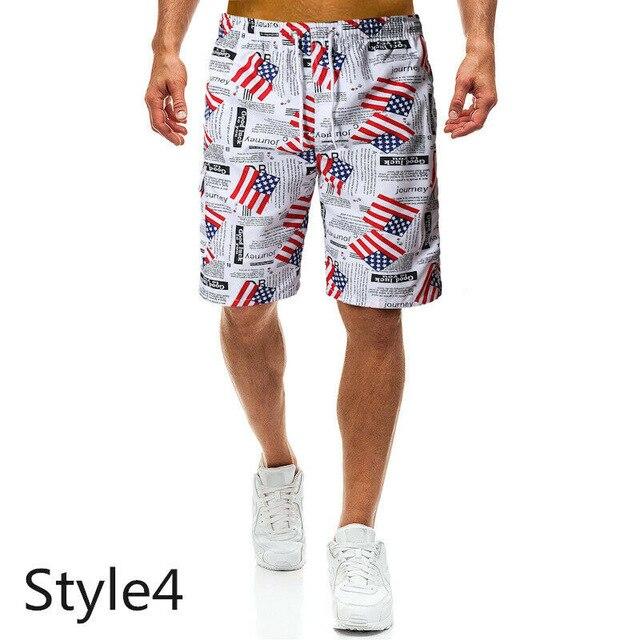 Men's Swimming Board Shorts Swim Shorts Trunks Swimwear Beach Summer Casual Print Beachwear