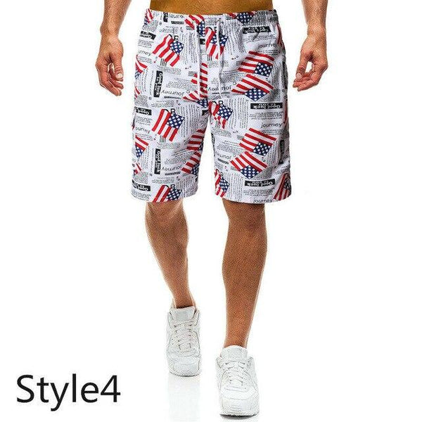 Men's Swimming Board Shorts Swim Shorts Trunks Swimwear Beach Summer Casual Print Beachwear