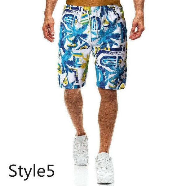 Men's Swimming Board Shorts Swim Shorts Trunks Swimwear Beach Summer Casual Print Beachwear