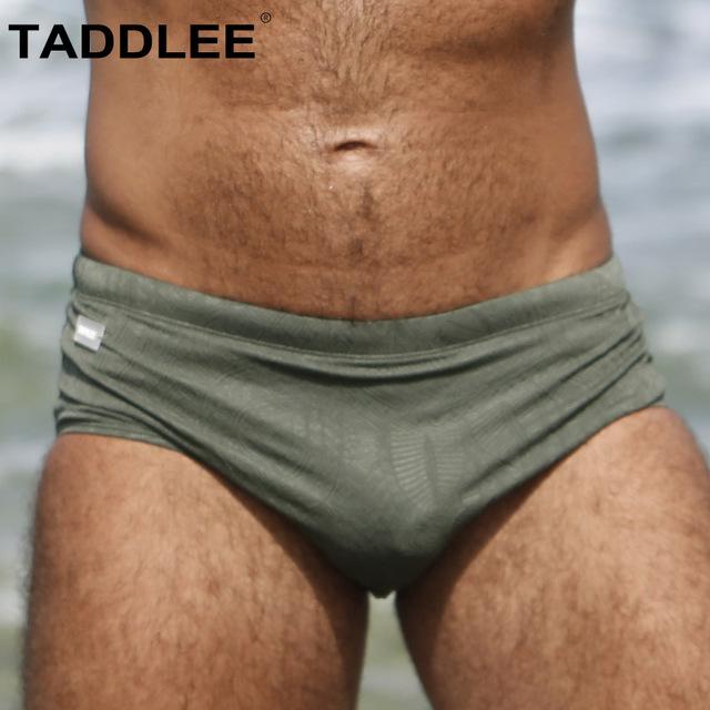 Taddlee Brand Sexy Men's Swimwear Swimming Brief Bikini Swimsuits Man Bathing suits 2019 New Surfing Board Boxers Gay Quick Dry