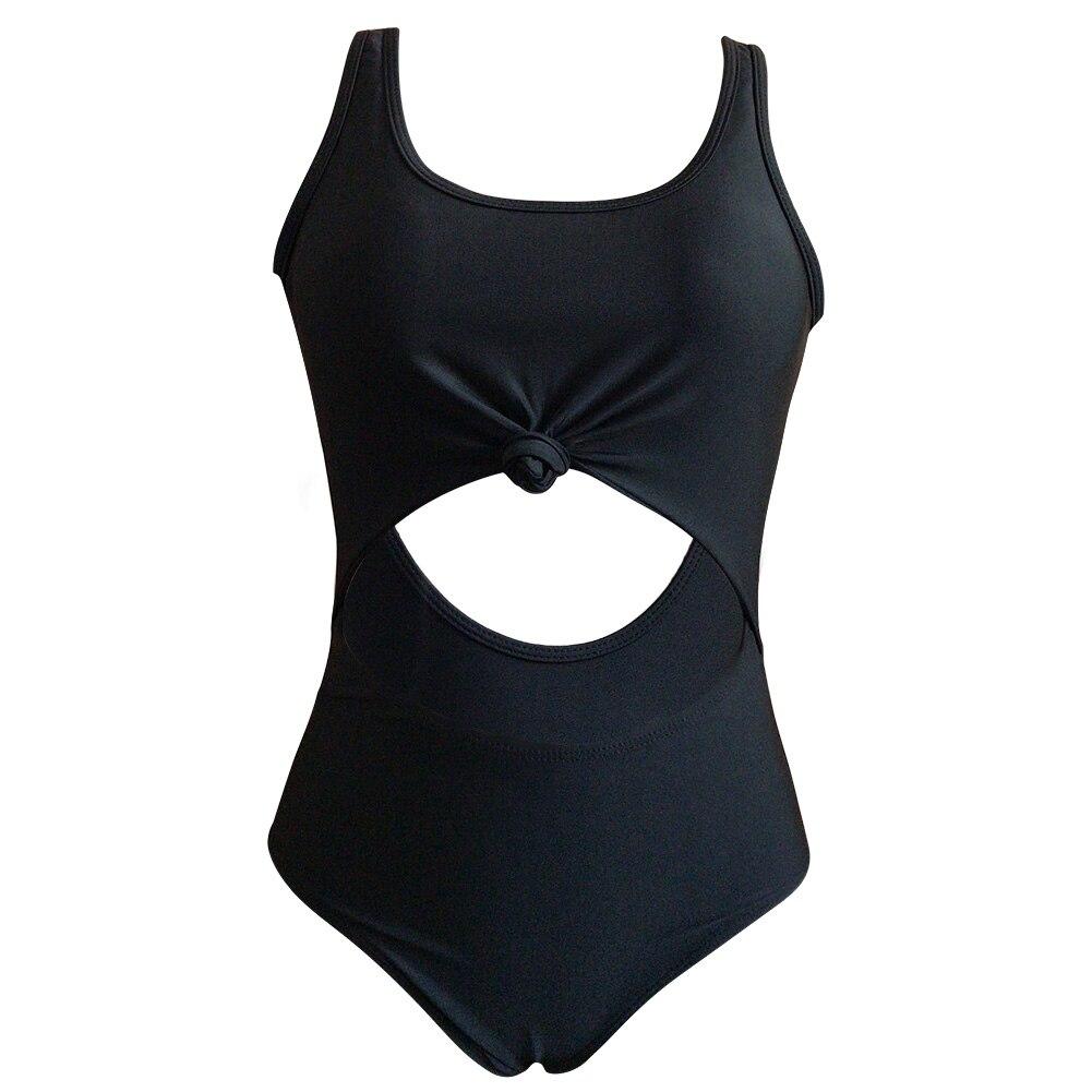 New Ladies Swimsuit Solid Color Bikini Hollow Back Swimwear for Summer LMH66