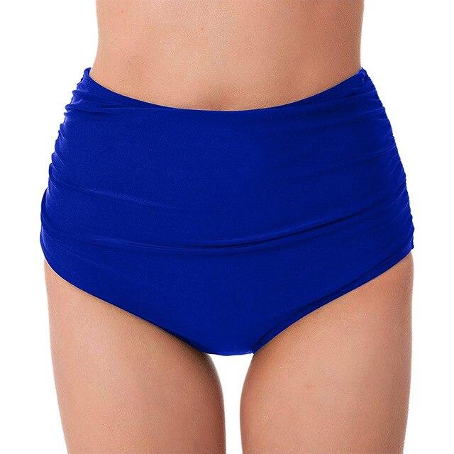 Vertvie High Waist Swimming Trunks Women Separate Female Swimsuit Bottom Shorts Brief Women Underwear Thong Brazilian Swimwear