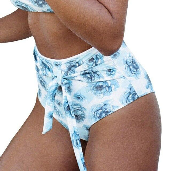 Women Plus Size XL Bikini Bottom Bikini Solid Shorts Sporty Panty High Waist Swimwear Bathing Suit Beach Swim Bandage Briefs