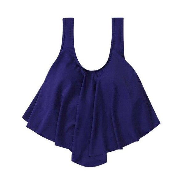 Bikini 2019 Separate Swimsuit Women Tops Swimwear Woman Ruffle High Waist Swimsuit Female Swimming Suit For Women Dropship 715