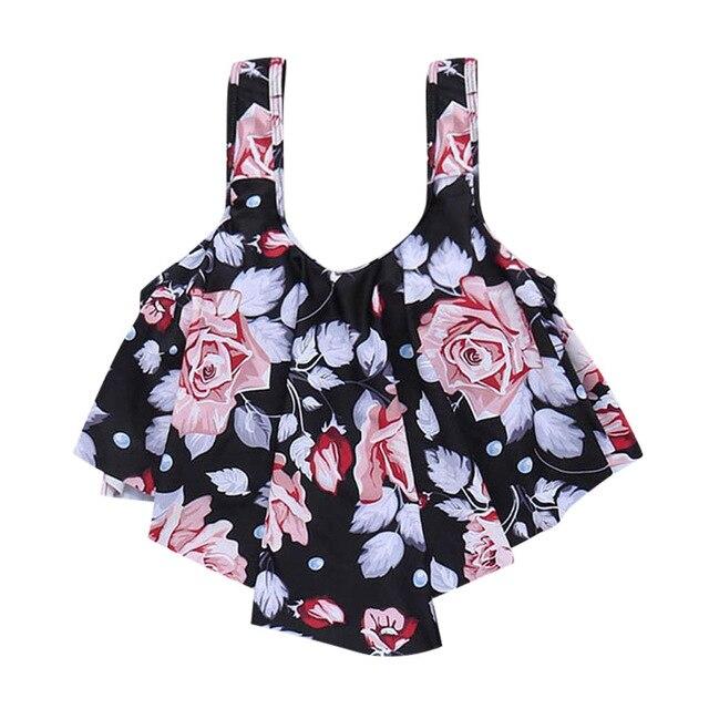 Bikini 2019 Separate Swimsuit Women Tops Swimwear Woman Ruffle High Waist Swimsuit Female Swimming Suit For Women Dropship 715