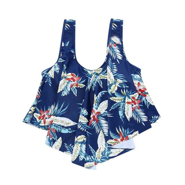 Bikini 2019 Separate Swimsuit Women Tops Swimwear Woman Ruffle High Waist Swimsuit Female Swimming Suit For Women Dropship 715