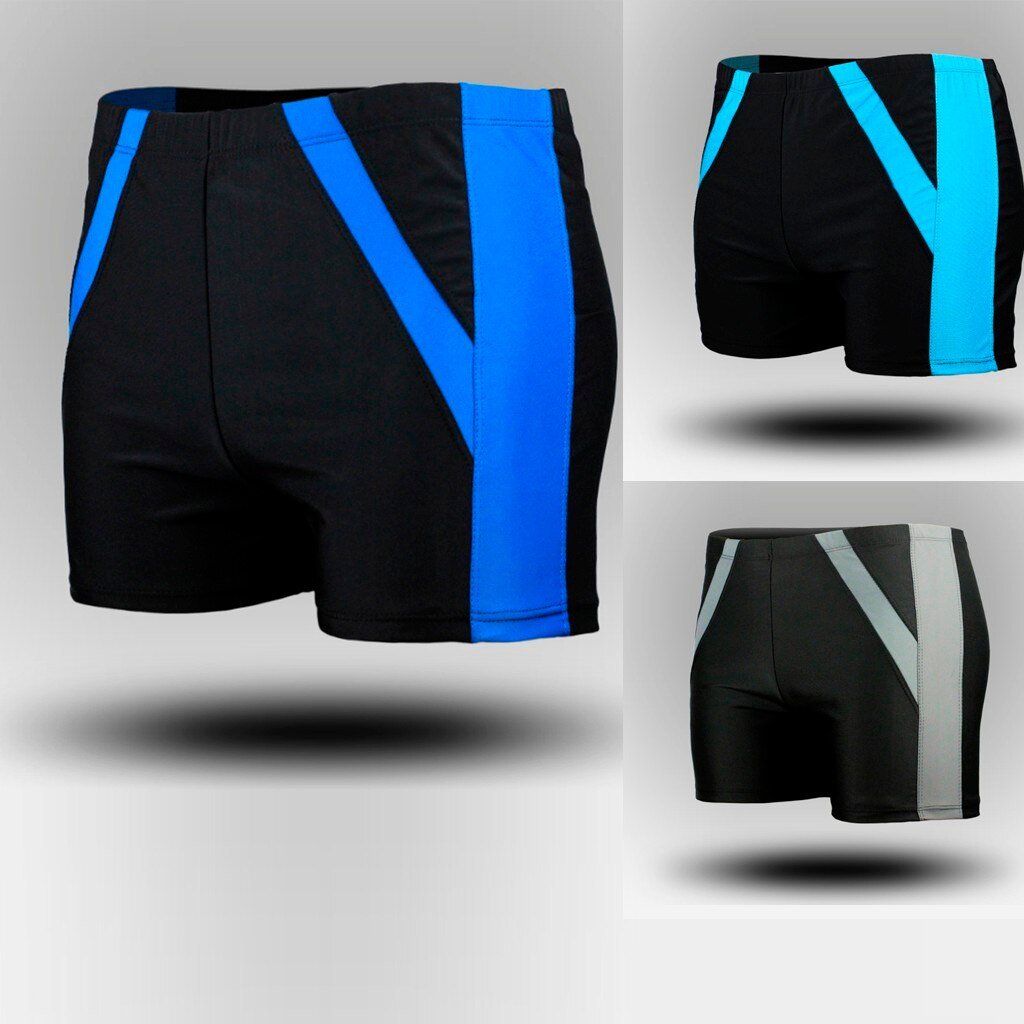 Brand Men's Swim Shorts Racing Swimsuit Man Swimming Trunks Swimming Briefs Breathable Swimwear Men Boxer Board Shorts 4-8