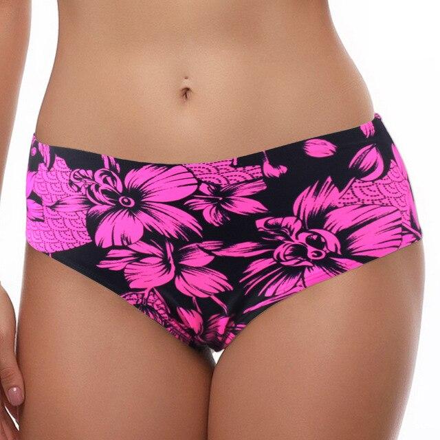 Bikinis 2019 mujer Women Sexy Leaf Print High Waist Beach Bikini Bathing Swimwear Pants Brief Trunks Cover-ups Maillot de bain
