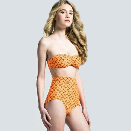 New 2018 Women High Waisted Push Up Swimwear Bikini Set Bathing Suit Plus Size Beachwear