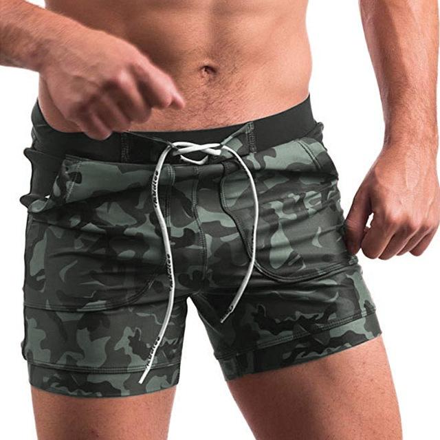 ITFABS Sexy Camo Swimsuit Swimwear for Men maillot de bain Mens Swim Briefs Beach Shorts Swimming Trunks Zwembroek Heren Mayo