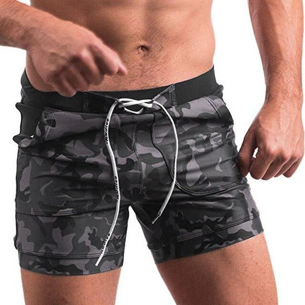 ITFABS Sexy Camo Swimsuit Swimwear for Men maillot de bain Mens Swim Briefs Beach Shorts Swimming Trunks Zwembroek Heren Mayo